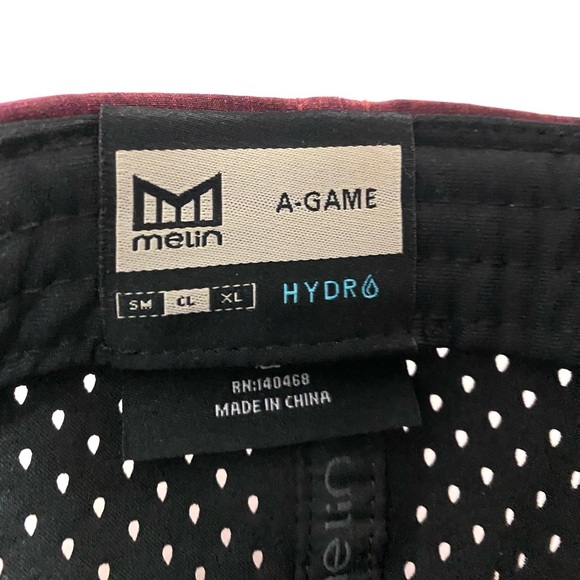 Melin A Game Hydro Snapback Gray and Maroon Cap Classic Size - Picture 5 of 6